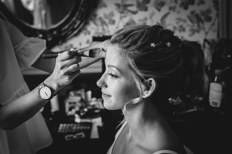 Bridal Preparations at The Crown Hotel in Blandford