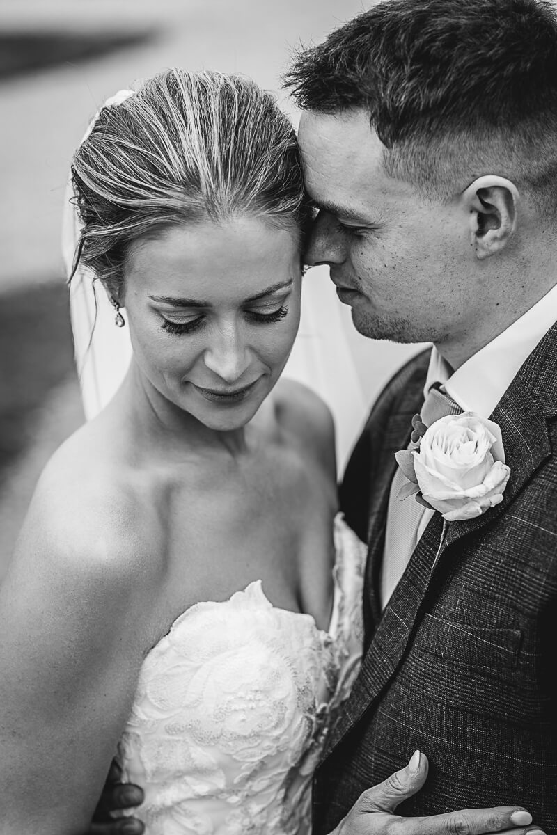 Close up Couple Portrait at Crowcombe Court, Somerset