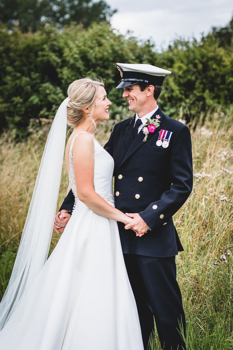 Bride and Groom Portrait by Somerset Wedding Photographer